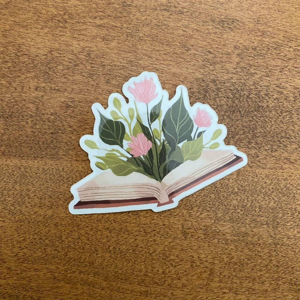 Free add-on for orders $20+: Book Sticker